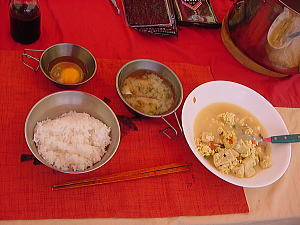 朝食