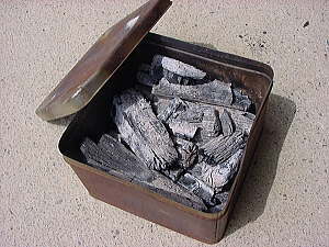 消炭を作ります