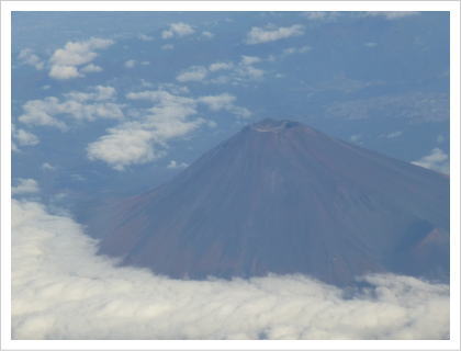 富士山を見下ろす