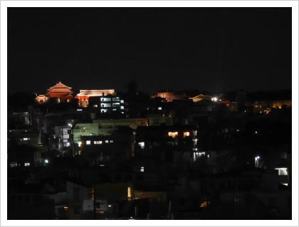 首里城のライトアップ