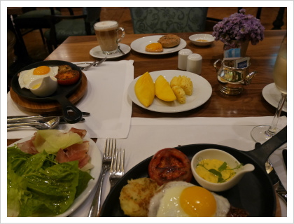 朝からヘビー