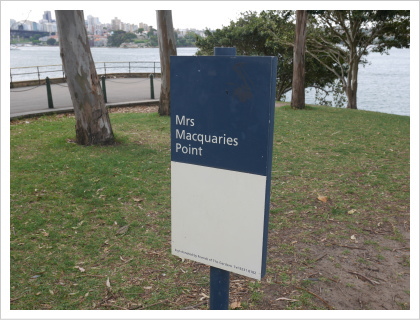 Mrs Macquaries Point