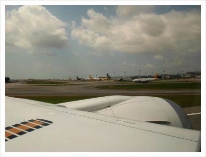やっとチャンギ空港到着