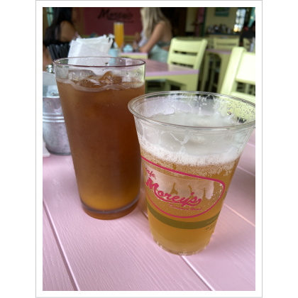 Long Board Draft BeerAMango Iced Tea